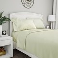 Hastings Home Brushed Microfiber 4-piece Embossed Checkered Bed Linens | Fitted, Flat, 2 Pillowcases (Full, Sage) 172394PJZ